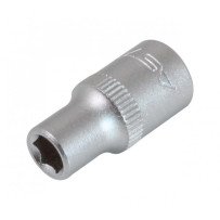Llave de vaso corto 1/4  6 caras Pro Torque® 4,5mm